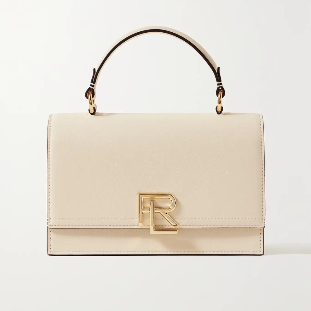 The RL Leather Tote - Ralph Lauren Cream Collection’s